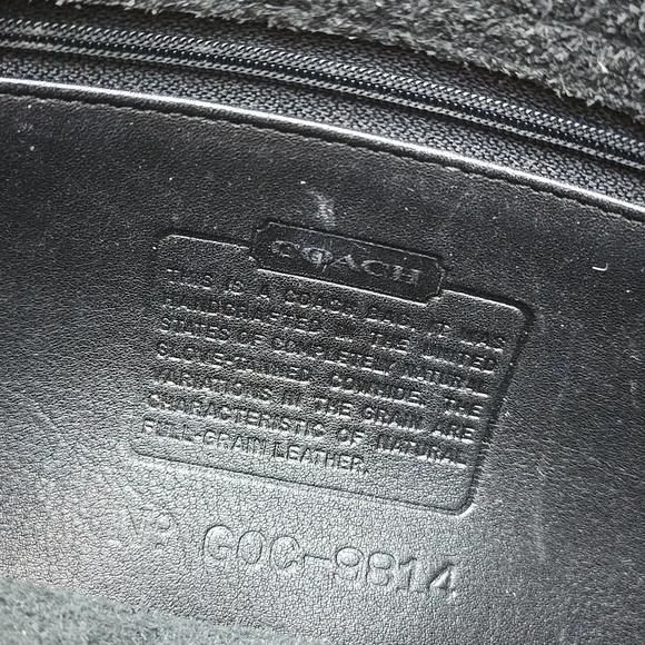 Vintage Coach Sutton Y2K Leather Crossbody Shoulder Bag ZipTop Outside Pockets - Picture 12 of 16